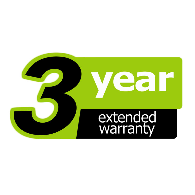 3 year warranty